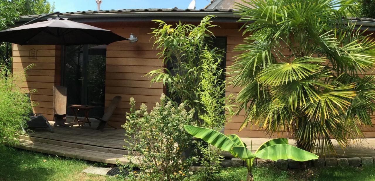 Chambre D'Hotes Du Clos Bamboo เมรินแญค ภายนอก รูปภาพ